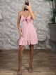 Floral Mini Dress-321628/Pink