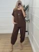 Alladin Shortsleeves Set/Chocolat