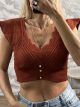 Embroidered Knitted Top-1583/Ecai