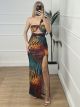 Cut Out Cups Dress/Chocolat