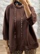 Leopard Hood Sweatshirt/Chocolat