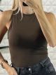 Halter Bodysuit/Choco