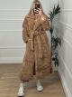 Teddy Belt Coat/Camel