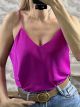 Lingerie Satin Top-3139/Magenta