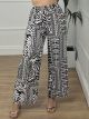 Viscose Boho Pants-55231/Black