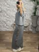 Double Leopard Stripes Set-26582/Grey
