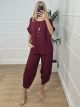 Alladin Shortsleeves Set/Burgundy