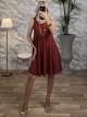 Oversized Necklace Mini Dress/Ecai