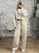 Viscose Double Waistband Set-3155/Vanilla