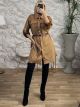 Suede Mini Dress-25346/Camel
