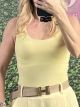 Sleeveless Bodysuit-55121/Yellow
