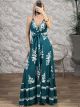 Viscose Deep WrapBust Maxi Dress-6062/Veraman
