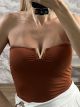Strapless GoldVe Top-14876/Ecai