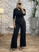 Wide Elastic Βuckle Set/Dark Grey