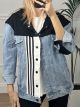 3-Stripes Denim Jacket/Black