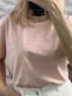 Cotton Strassed T-Shirt-2257/Pink