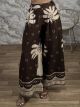 Cotton WIdeleg Boho Pants-17262/Chocolat