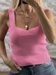 Plus Size Knitted Top-1647/Pink