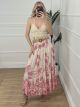Viscose Maxi Skirt-6050/Fux