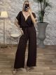 Oversized Pants Set/Chocolat