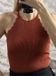 Knitted Top ZicZac Shoulders/Ecai
