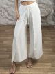 Mono Wide WrapPants/White