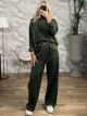 Viscose Double Waistband Set-3155/Khaki