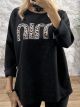 MinMin Leo Sweatshirt/Black