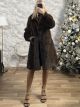 Long Eco Fur-1645/Chocolat