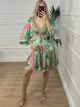 Silk Mini Dress-NOIE/N4