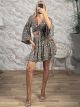 Silk Boho Mini Skirt Set-2021/N14