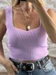 Regular Size Knitted Top-1647/Lilac