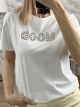 Mood Cotton Strassed T-Shirt/White