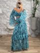 GoldenThread Skirt Set-6141/Petrol