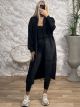Long Mohair Cardigan/Black