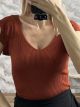 Knitted Ruffles Top/Ecai