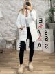 Double Fur Jacket-7609/White