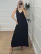 Ve Elastic Rip Dress/Black