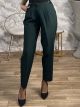 Side Belt Pants/Emerald Green