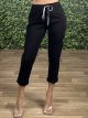 Cotton Highwaist Soft Pants/Black