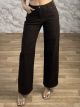 Z-Animal Denim Pants-1505/Chocolat