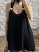 GoldPins Straps Top-93020/Black