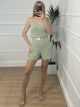 Lurex Shorts Set/Mint