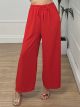 Wide Pants/Red