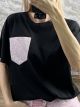 Leo StrassedPocket T-Shirt-10892/Black