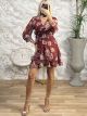 Mini Muslin Floral Dress-3108/Ecai