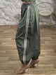 DoubleStripe Cotton Pants-26108/Khaki