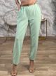 Strass Belt Pants-3196/Mint