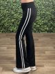 Stripes Cabbana HighWaist Pants/Black