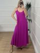 Plain Maxi Dress/Magenta